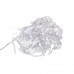 Гирлянда Айсикл (бахрома) светодиодный, 2,4 х 0,6 м, белый провод, 220В, диоды белые, SL255-034-6