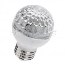 Лампа шар e27 10 LED ∅50мм красная 24В, SL405-612